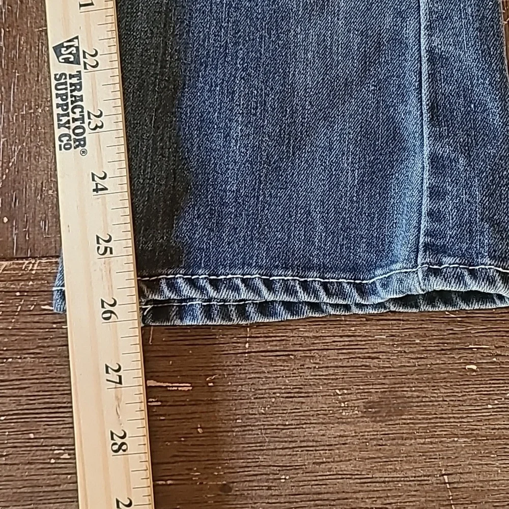 ​Levi's Girls 715 Boot Cut Jeans Medium Wash Adjustable Waist Size 10 Regular
